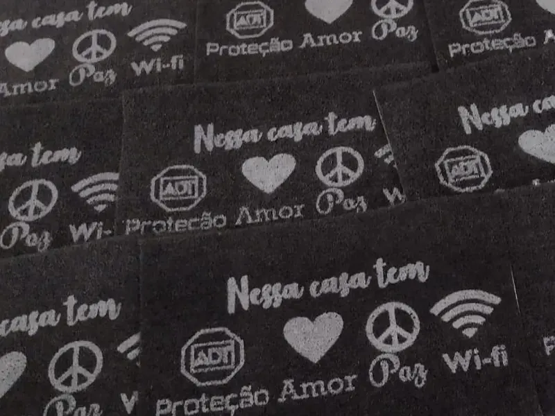 Capacho Personalizado em Betim - Fábrica do Capacho